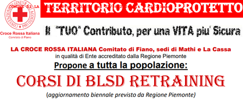Corsi di BLSD retraining - Croce Rossa Italiana Comitato di Fiano