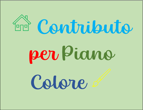 Attuazione Piano Colore - Contributo per tinteggiatura facciate immobili vecchio nucleo